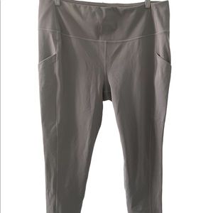 NWOT High Waist Active 7/8 Leggings XL Steel Grey - 32 Degrees